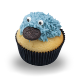 Blue Cookie Monster Cupcake