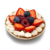 White Chocolate Cheesecake & Berries Pie