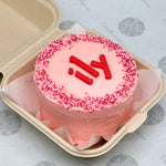Bento Cake Valentine "ily"