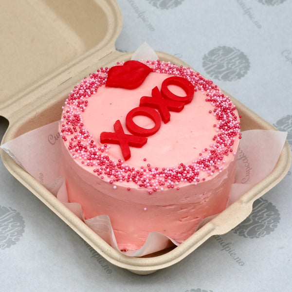 Bento Cake Valentine "xoxo"