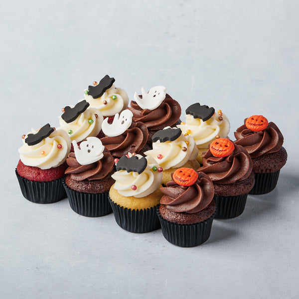 12 Halloween Mini Cupcakes