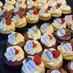 20 Assorted Cupcakes with picture/logo/text