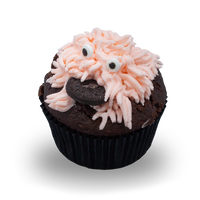 Pink Cookie Monster Cupcake